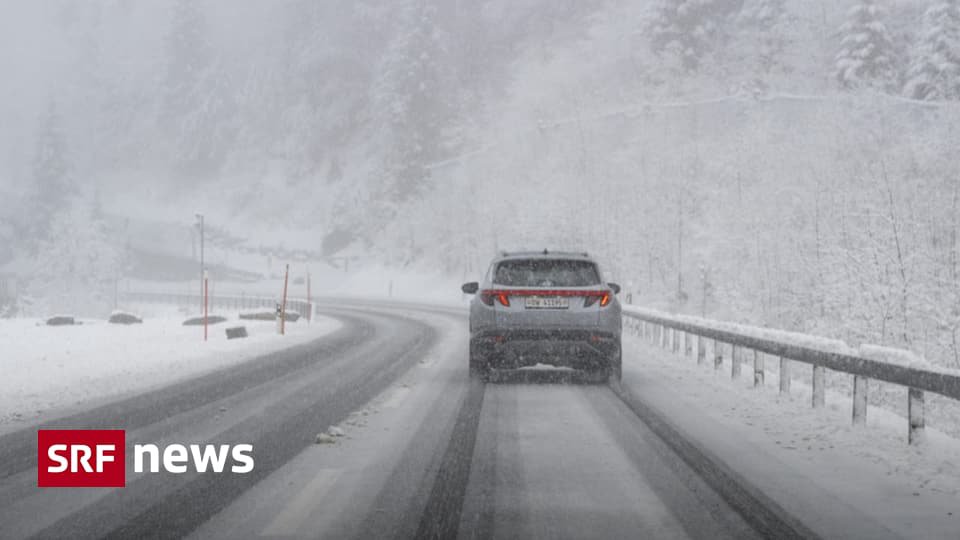 Massive snowfalls in Saas-Fee