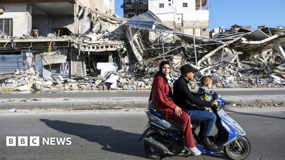 Map of the Israel-Lebanon border region showing the proposed buffer zone