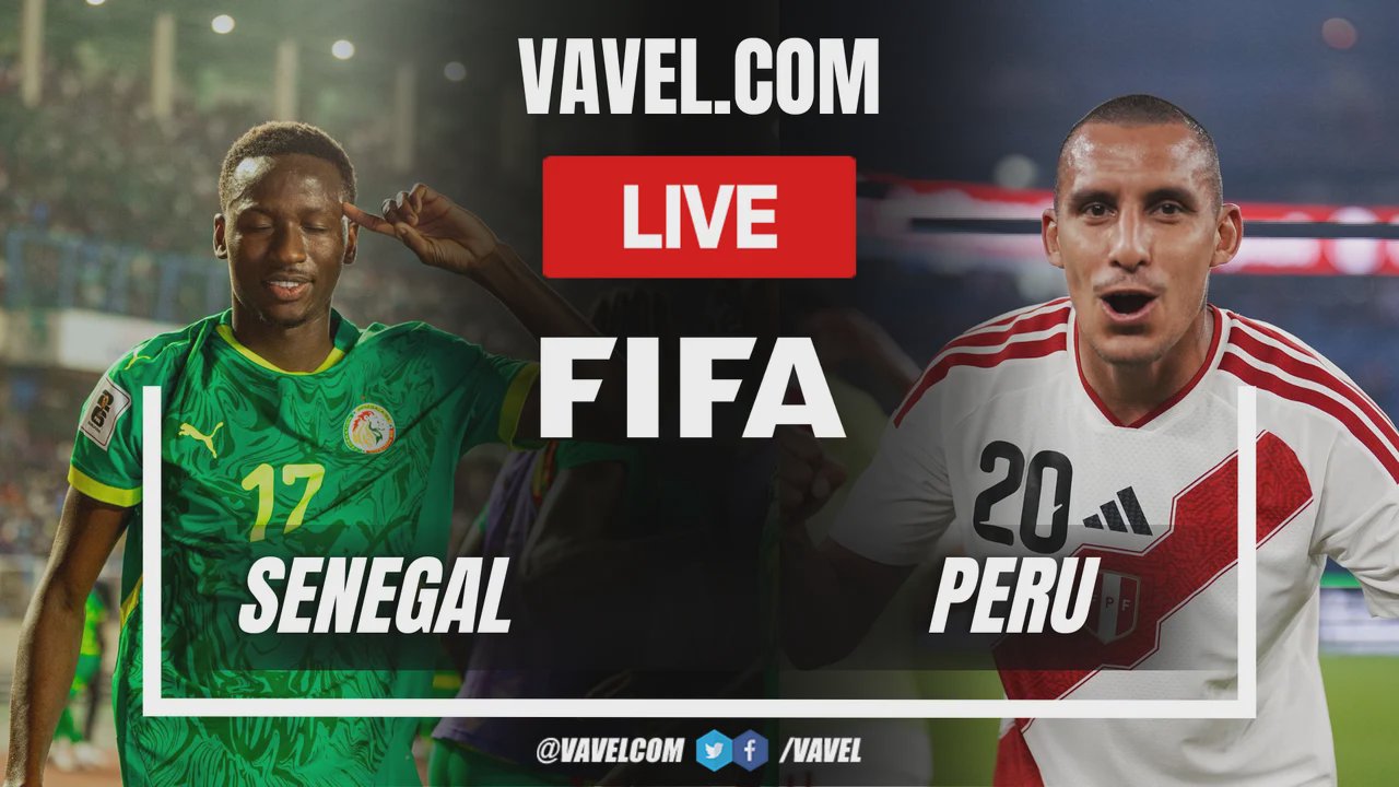 Senegal vs Peru match preparation