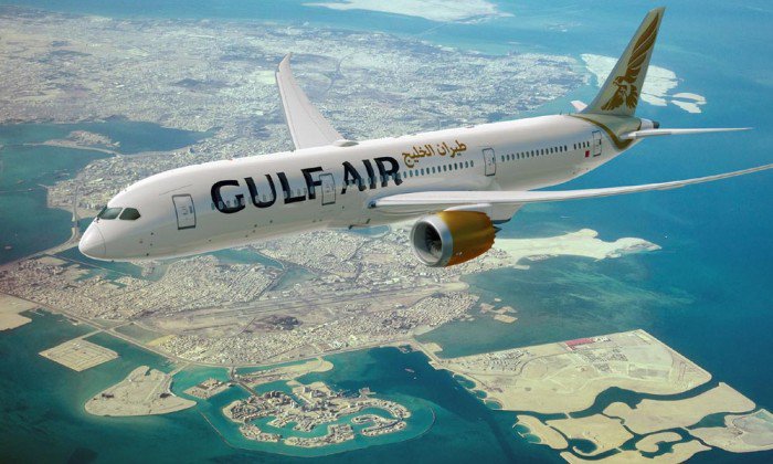 Gulf Air aircraft on the tarmac