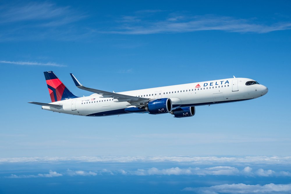Delta Air Lines-fly ved Atlanta lufthavn, knutepunktet