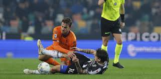 Scene from the Udinese - Fiorentina match