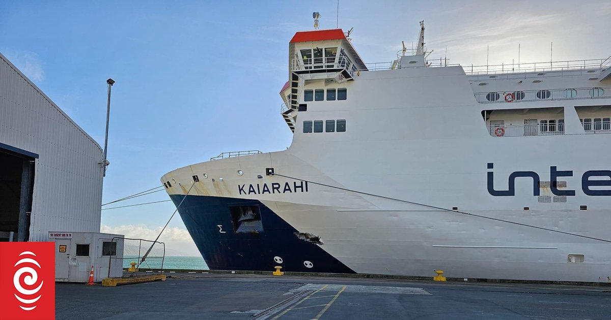 The Interislander ferry at Picton