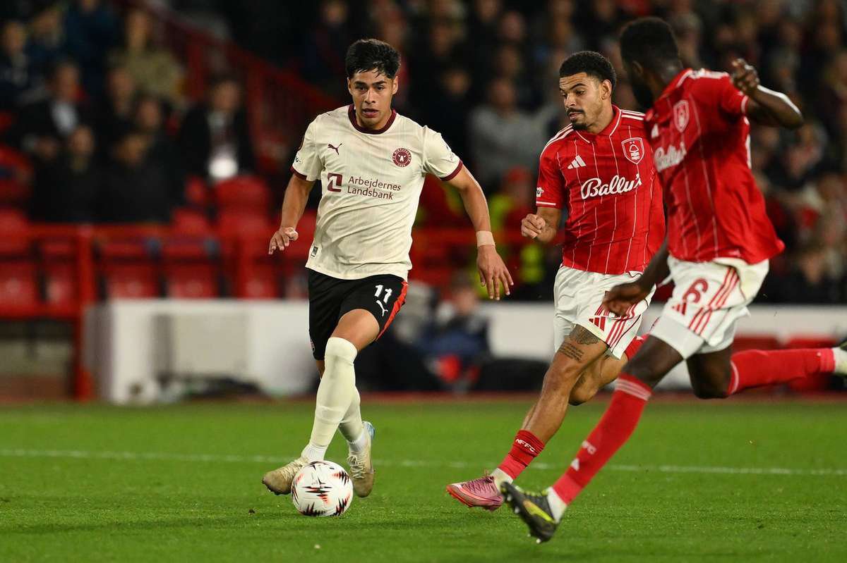 Nottingham Forest vs FC Midtjylland in the Europa League
