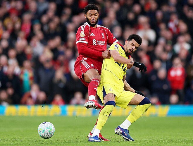 Spielszene von Liverpool