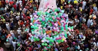 Stämningen under den välsignade högtiden Eid al-fitr