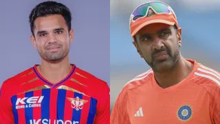 Arjun Tendulkar en R Ashwin