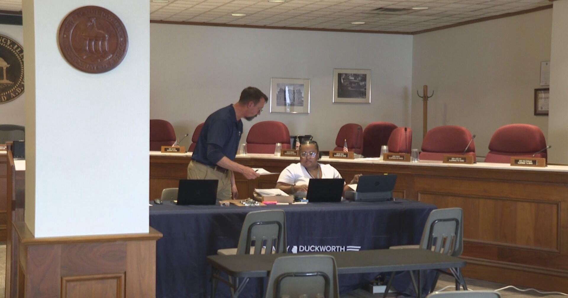 Tammy Duckworth speaking at an event