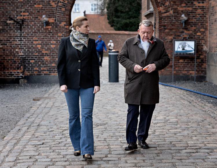 Lars Løkke Rasmussen og Mette Frederiksen