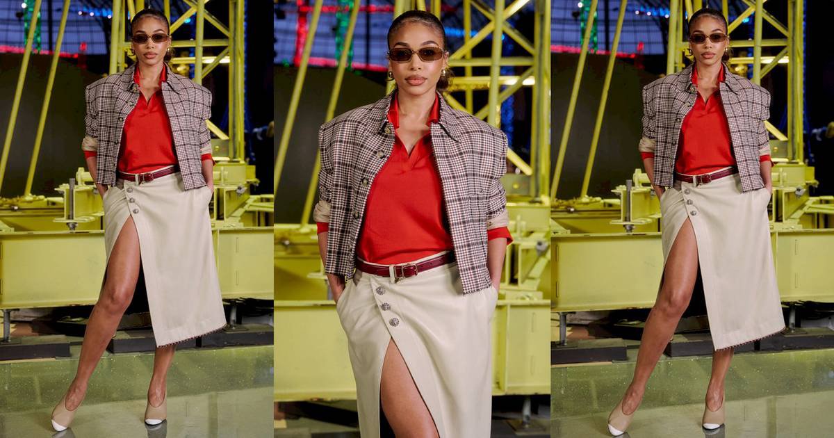 Lori Harvey under Paris Fashion Week