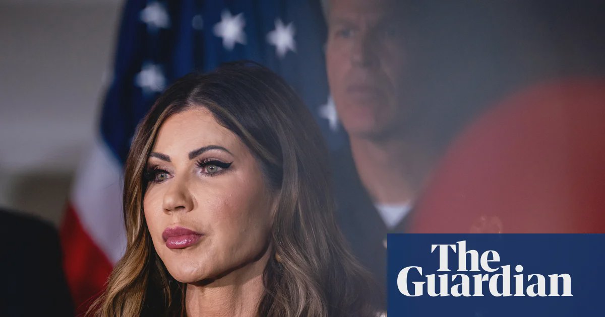 Kristi Noem speaks at an event