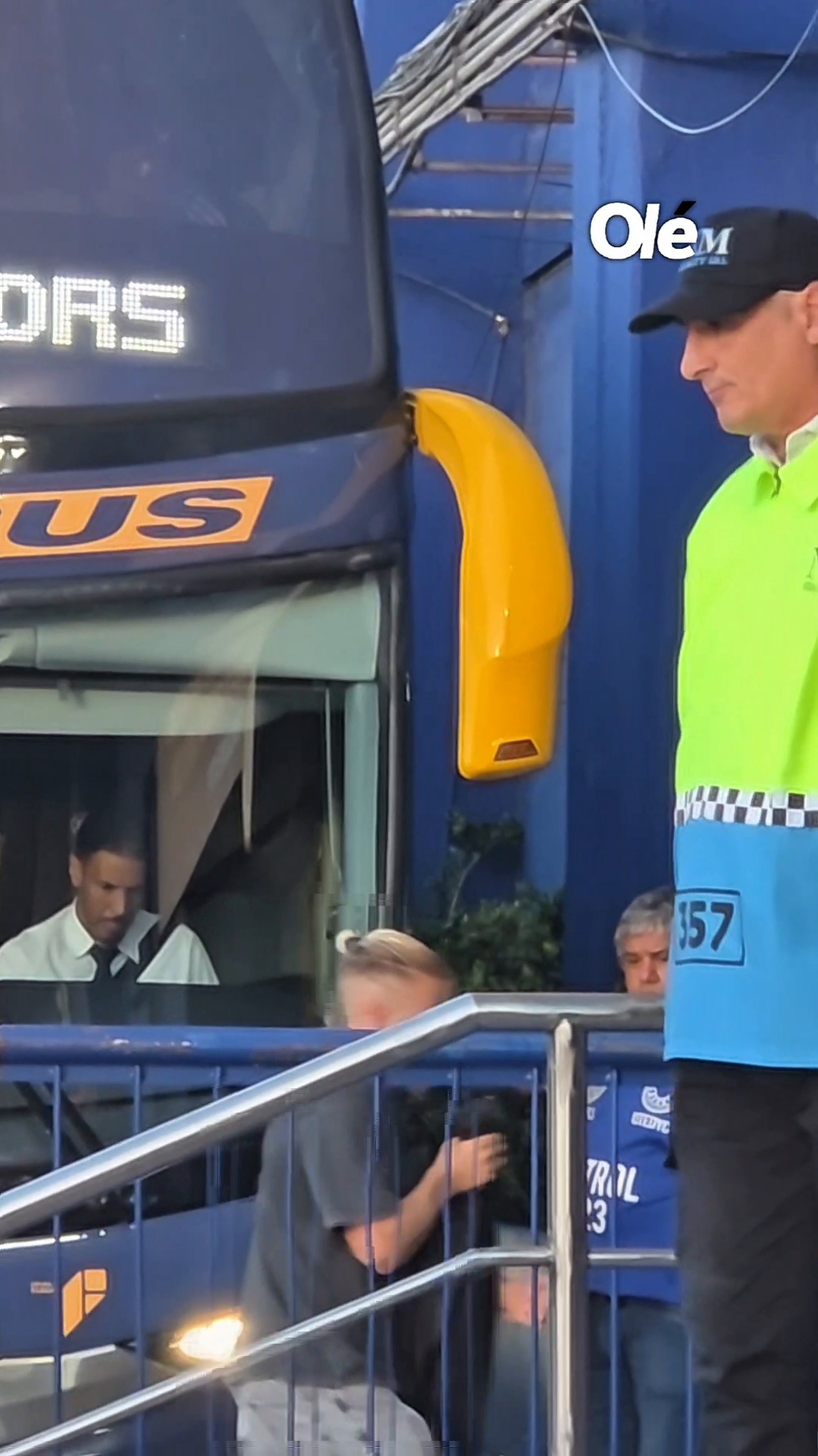 Boca Juniors Spieler im Einsatz in der La Bombonera