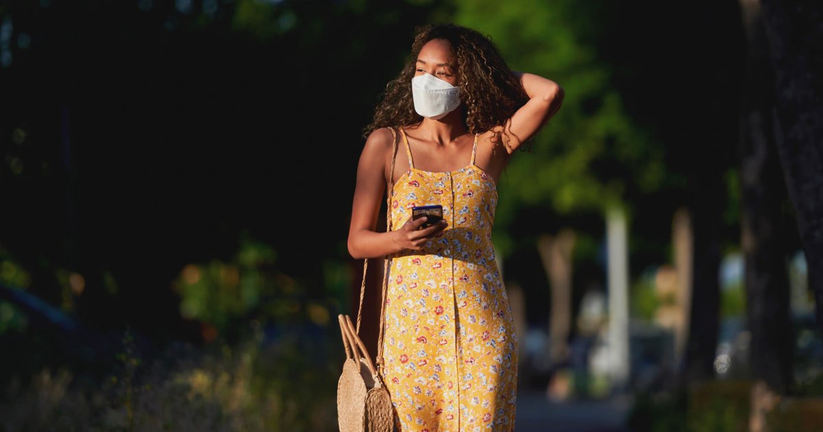 Close up of a person with symptoms of the new BA.3.2 Cicada Covid variant