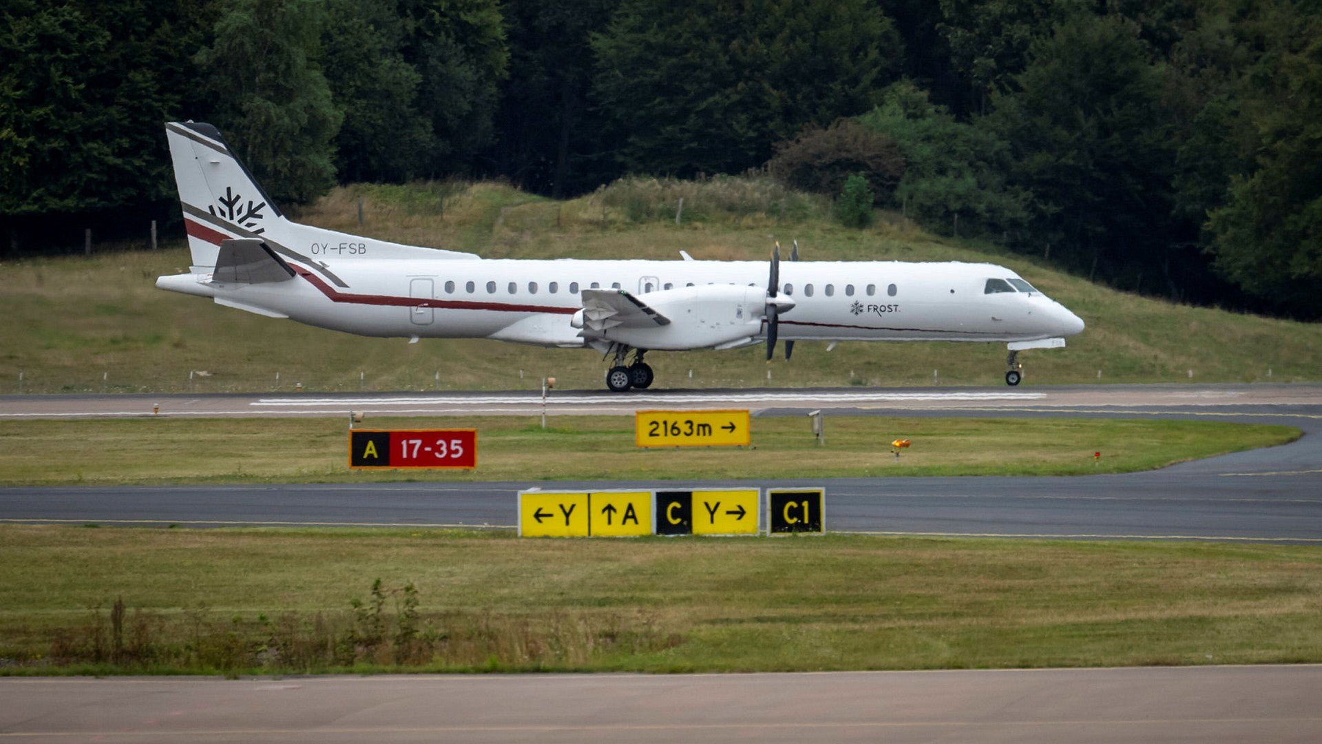 Aircraft at Ängelholm-Helsingborg Airport