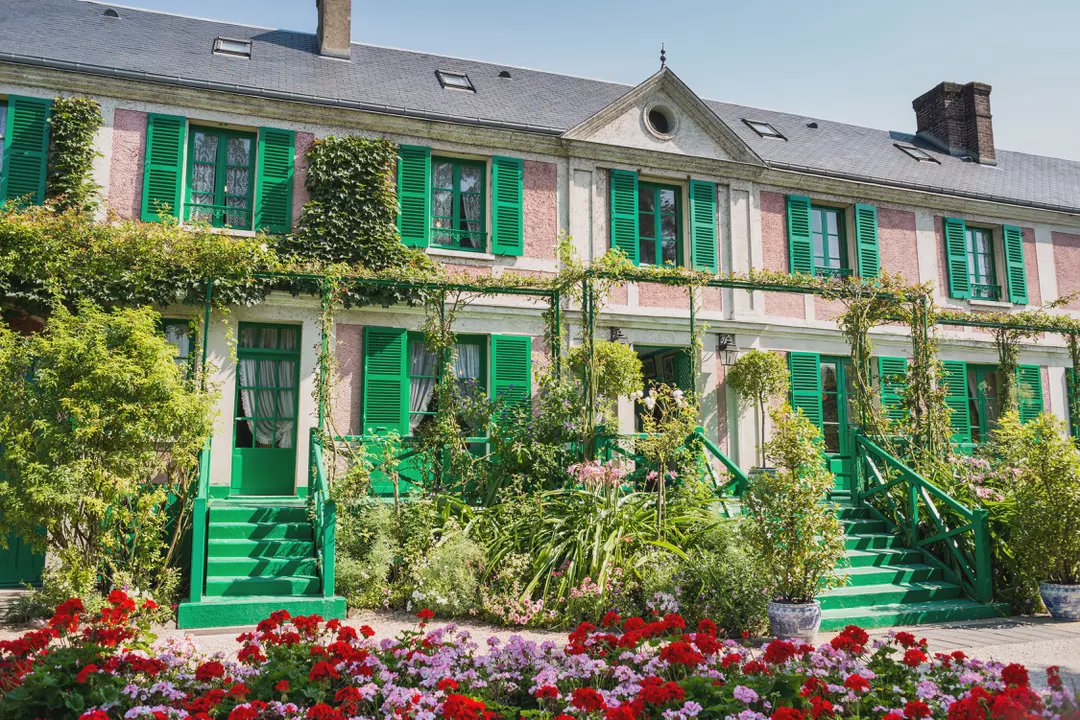 Claude Monet's gardens in Giverny in spring