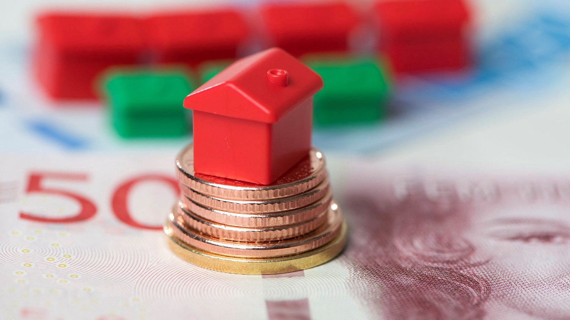 Et bilde som symboliserer boligmarked og bolånerenter