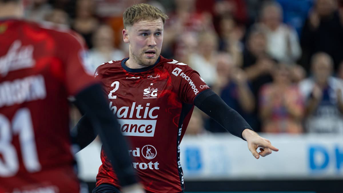 Simon Pytlick im Trikot der SG Flensburg-Handewitt