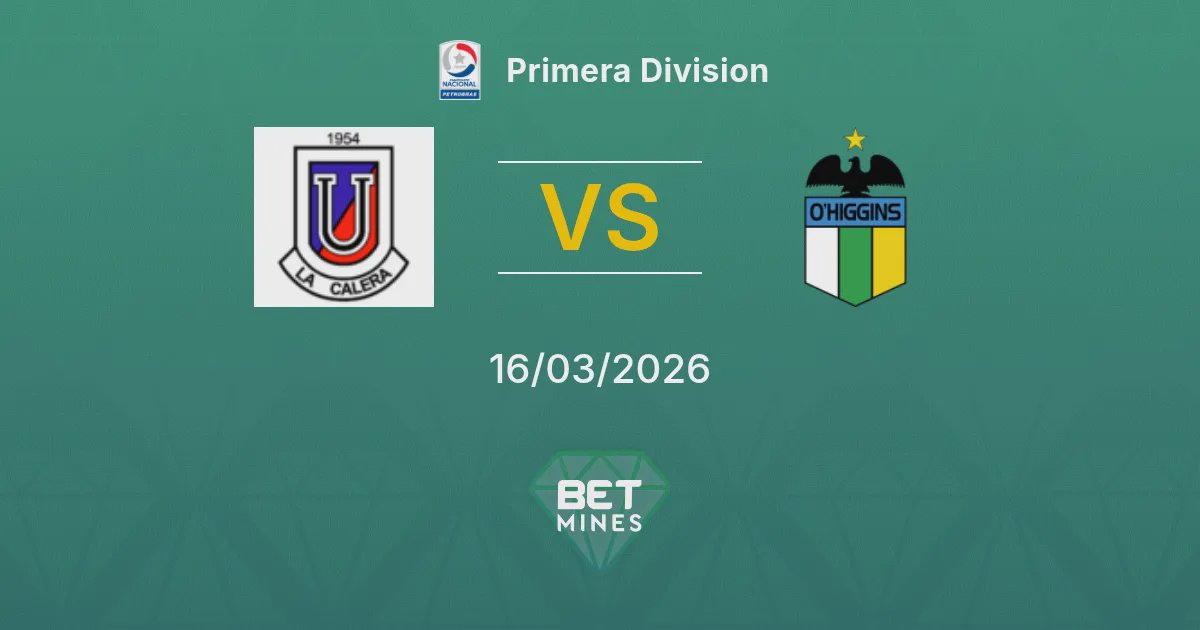 Ball i spill på stadion under kampen mellom Unión La Calera og O'Higgins