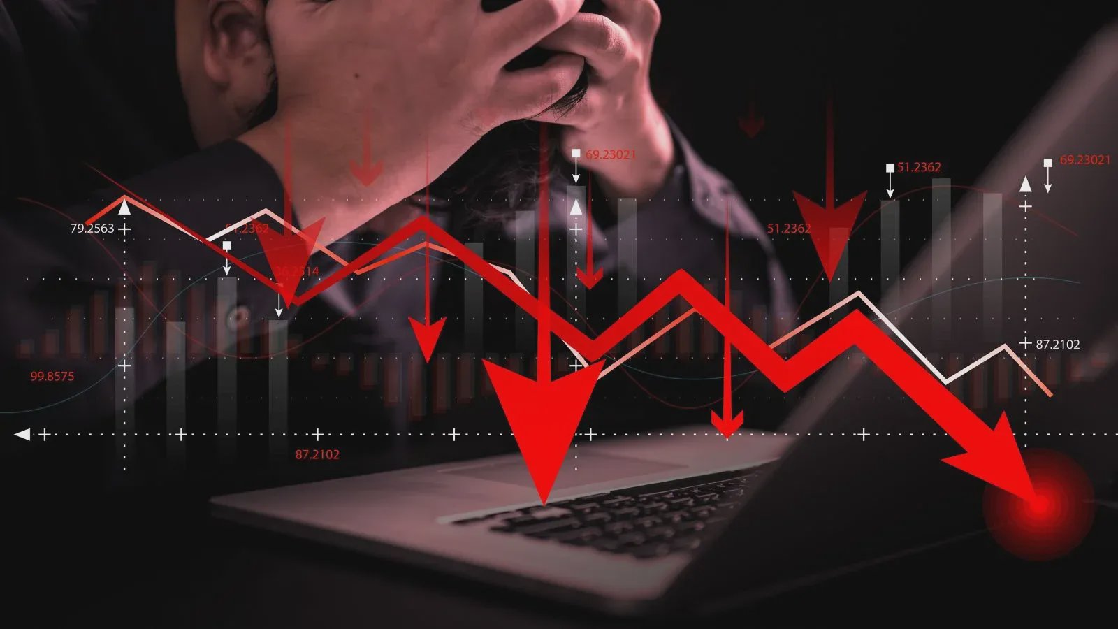 Calo dell'indice BSE Sensex