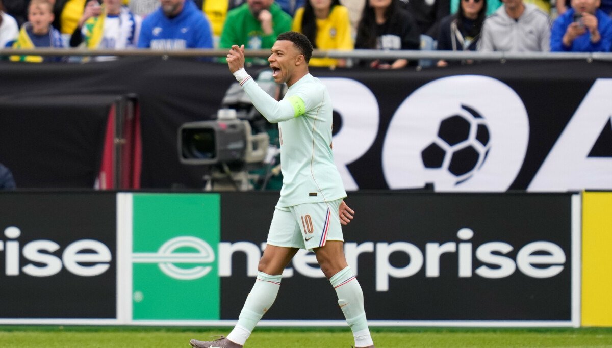 Kylian Mbappé i aksjon