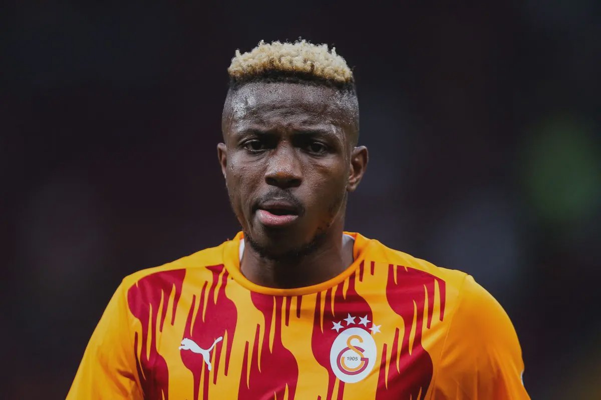 Victor Osimhen feiert ein Tor für Galatasaray