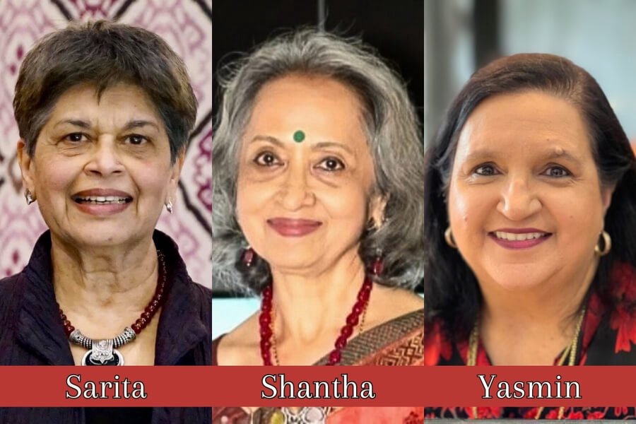 Sarita Shantha Yasmin y líderes del sur de Asia en Australia