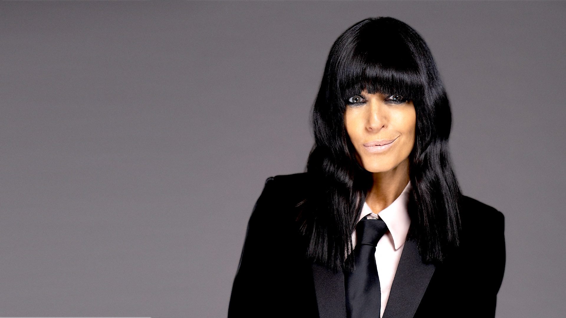 Claudia Winkleman promoting her new talk show
