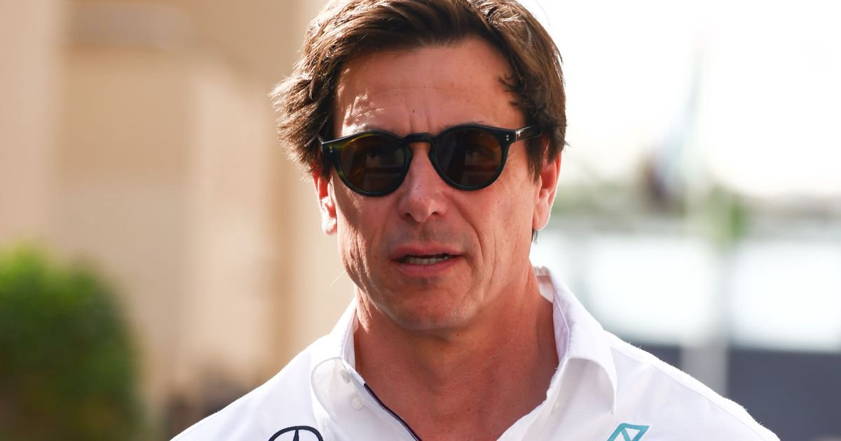 Toto Wolff during a press moment in 2023