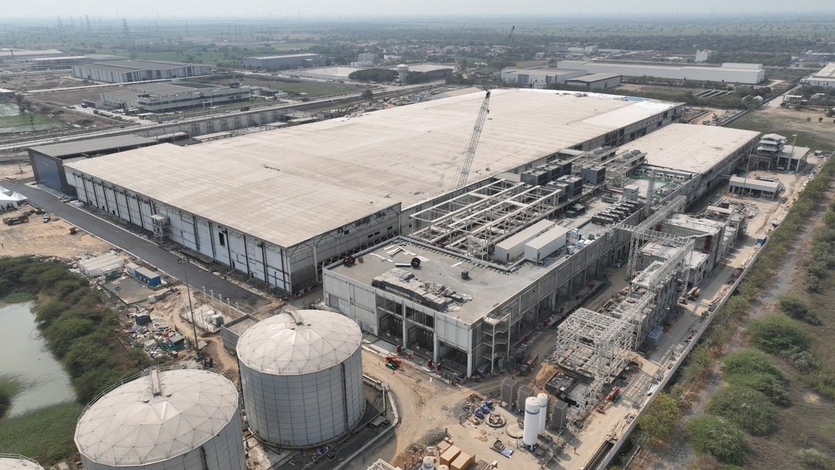 Micron's semiconductor facility in Sanand, Gujarat