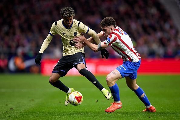 Barcelona training ahead of Atlético Madrid clash