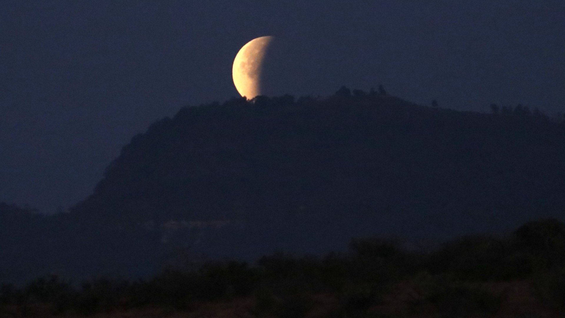 Månedækning i dag Mexico Blodmåne