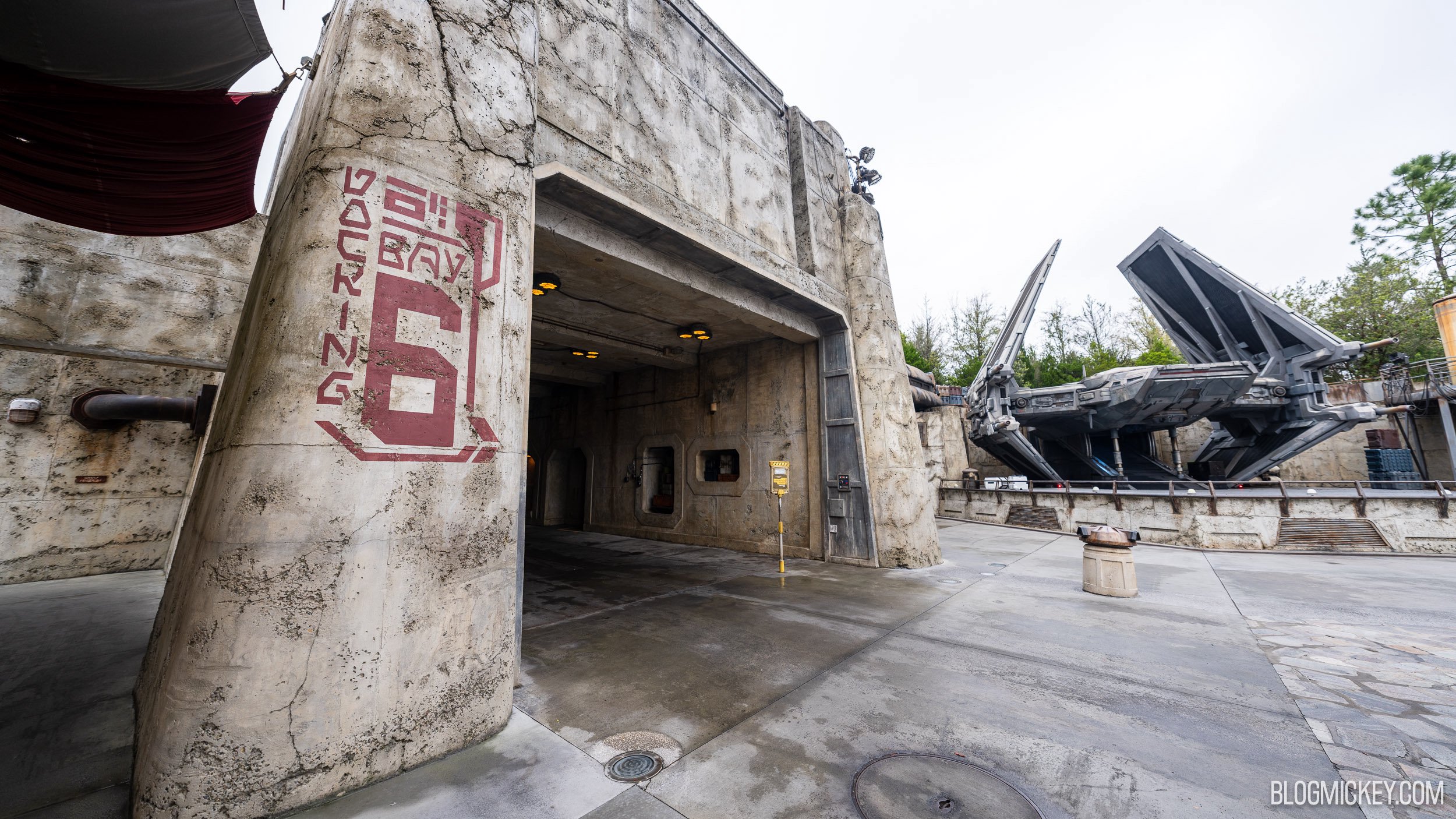 New Docking Bay 6 signage at Disney's Hollywood Studios