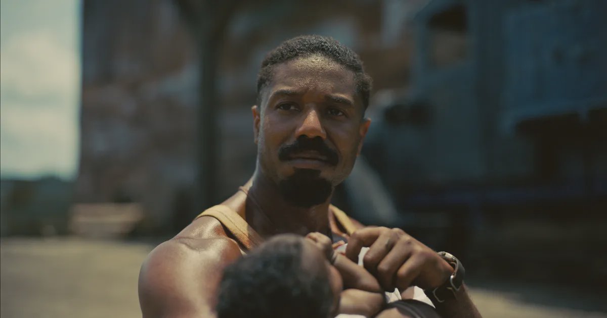 Michael B. Jordan sul set di Sinners