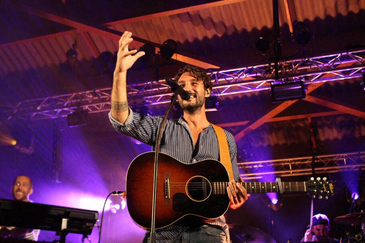 Jérémy Frérot på scenen