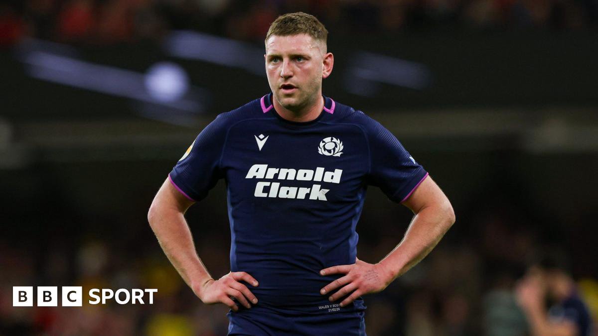 Finn Russell im Einsatz für Schottland