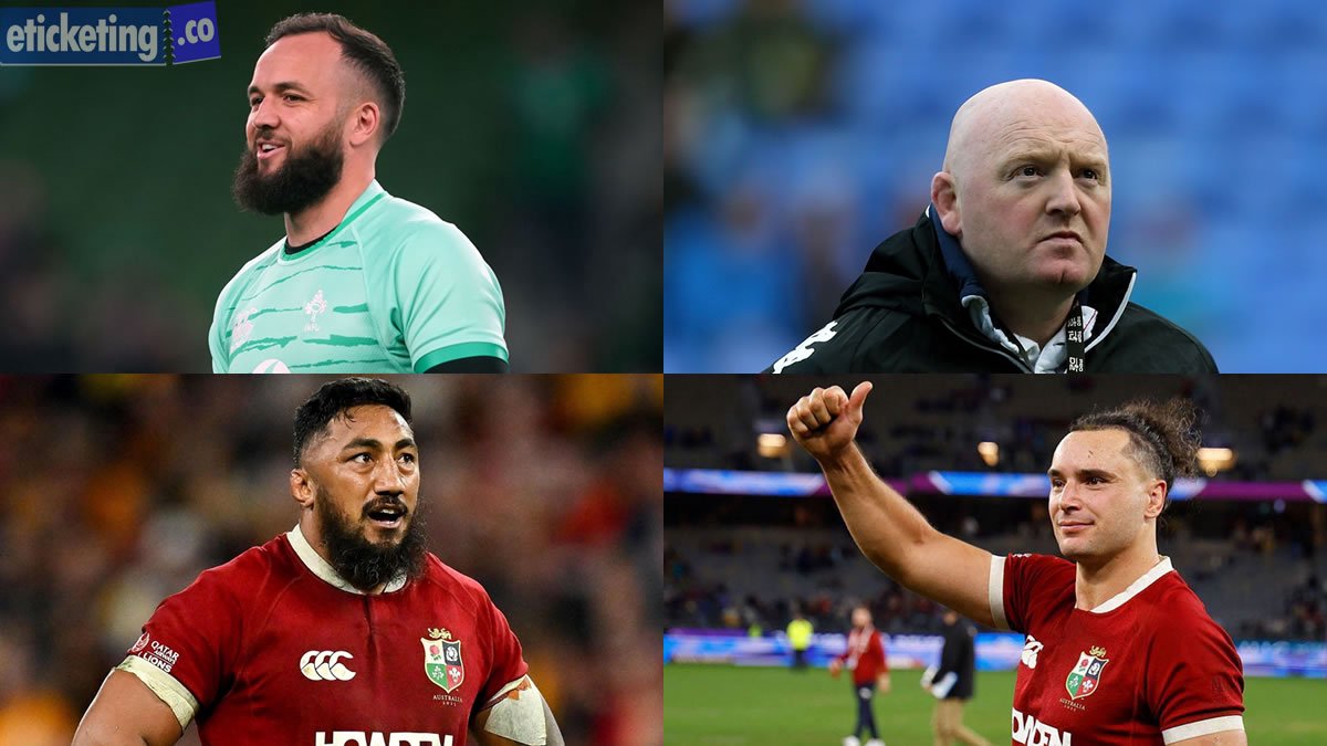 橄欖球世界盃賽場上的拚戰畫面