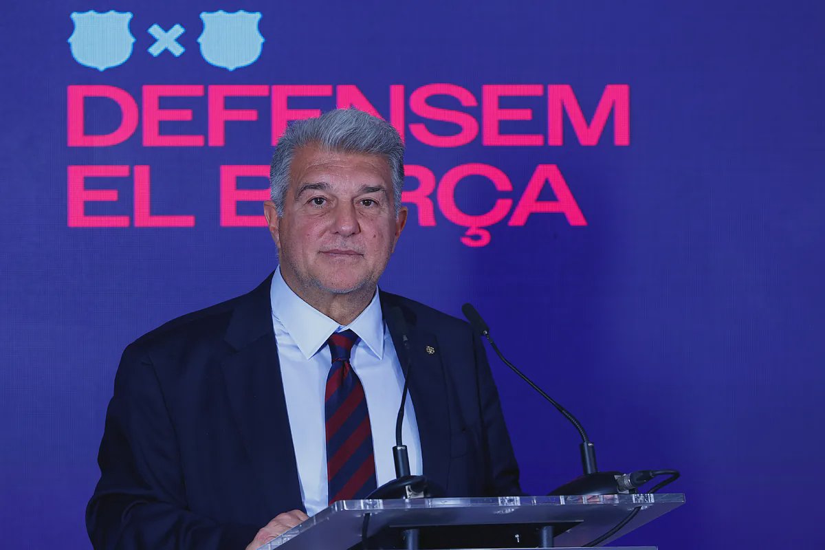 최근 모습을 공개한 FC 바르셀로나의 주안 라포르타 회장