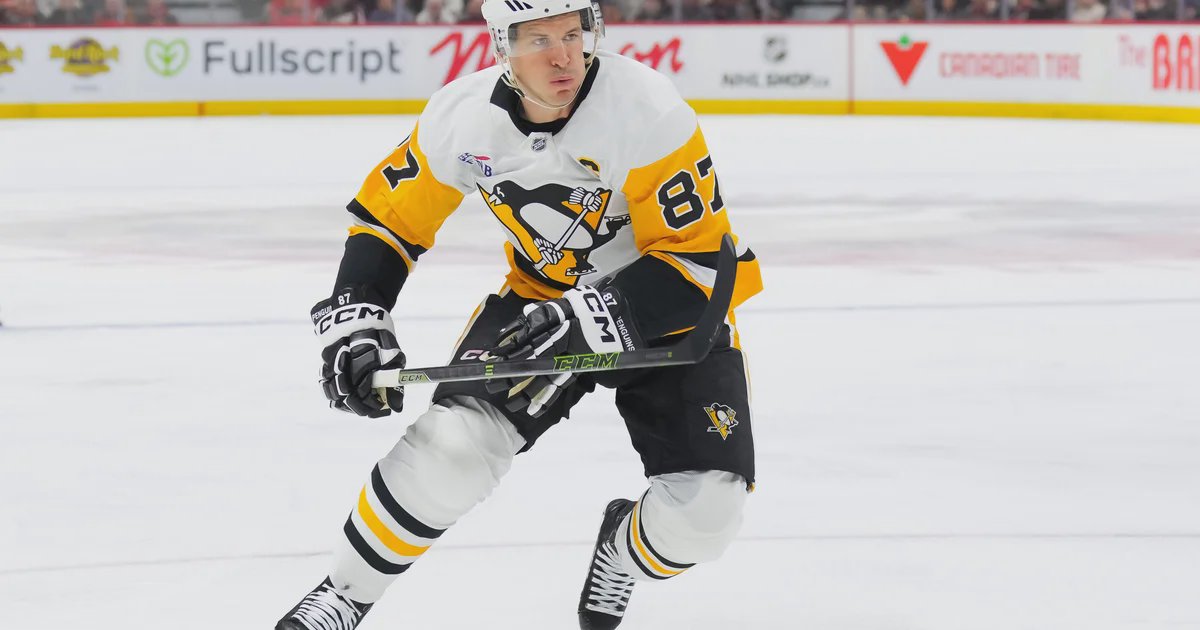 Sidney Crosby on the ice