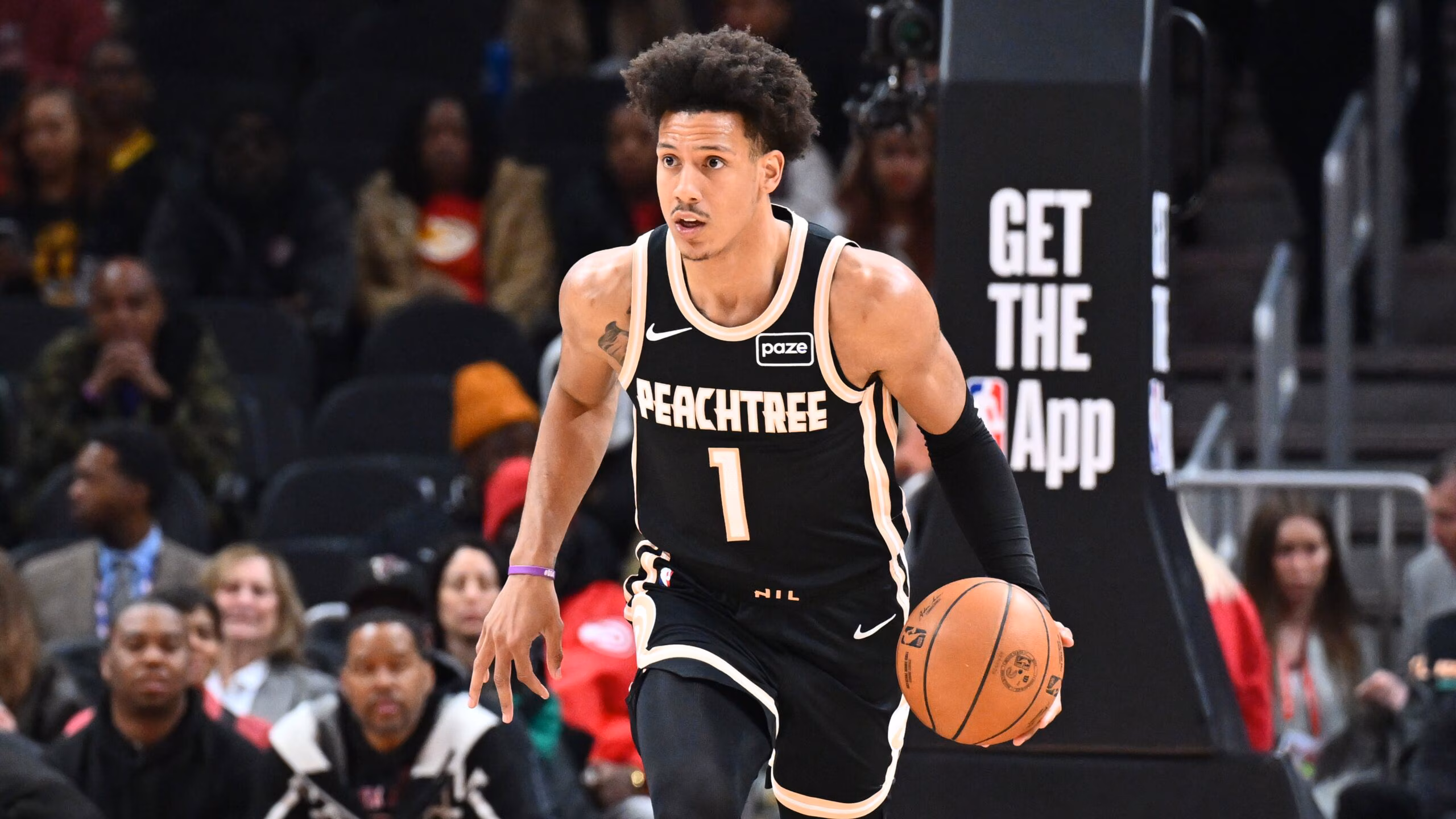 Paolo Banchero and Jalen Johnson in the Magic-Hawks matchup