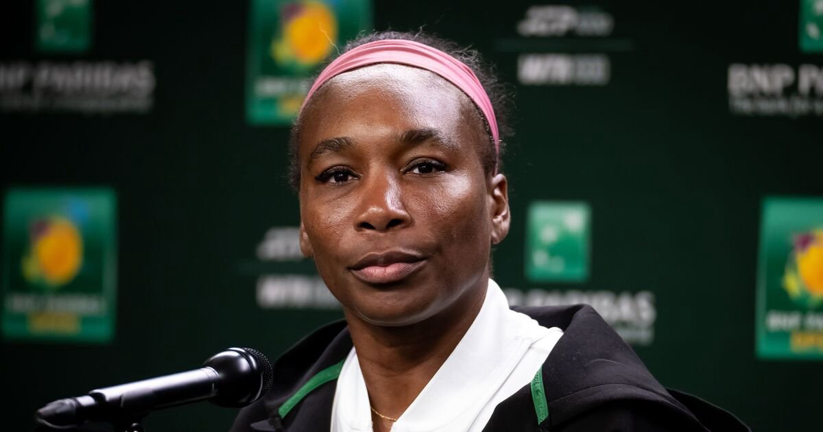 Venus Williams i aktion under en kamp