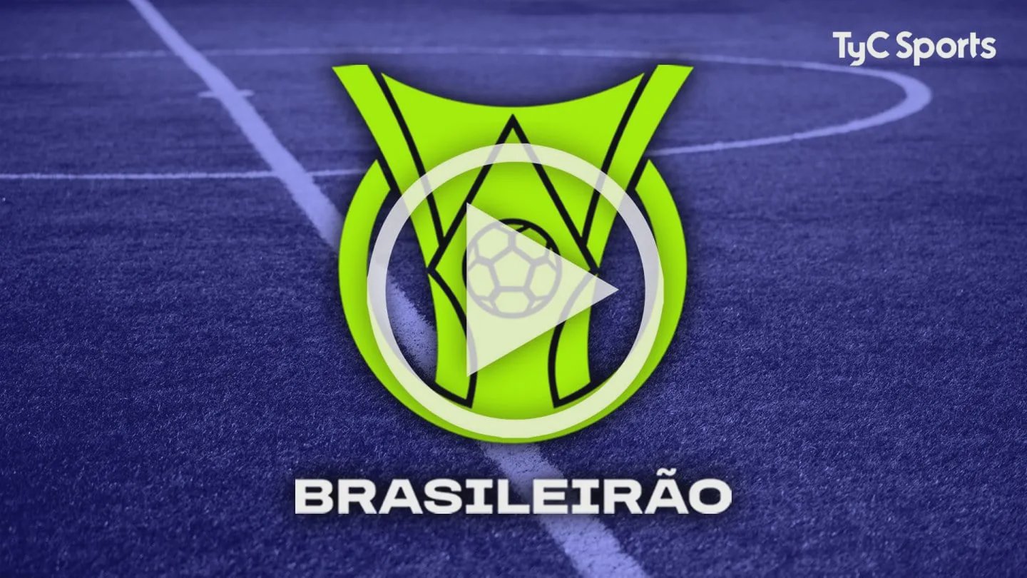 Santos and Internacional players battle during a Brasileirao match