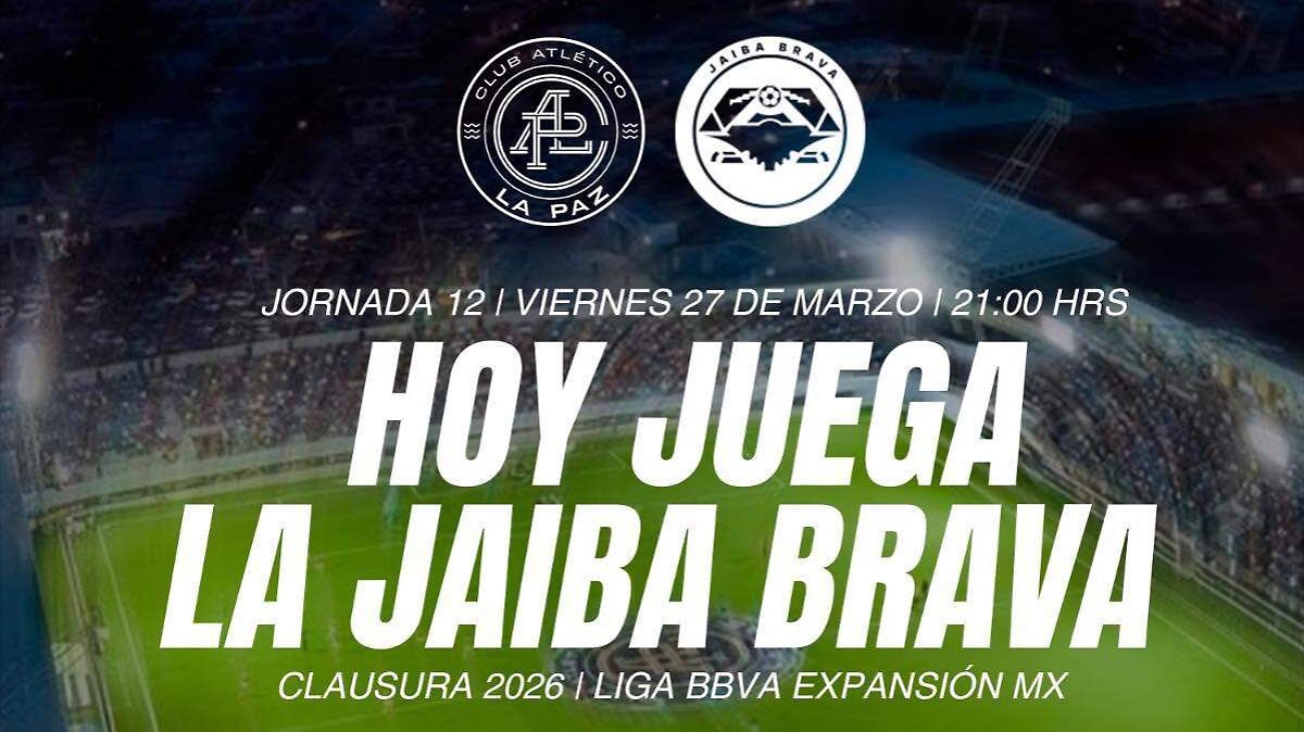 아틀레티코 라파스와 하이바 브라바의 경기 포스터