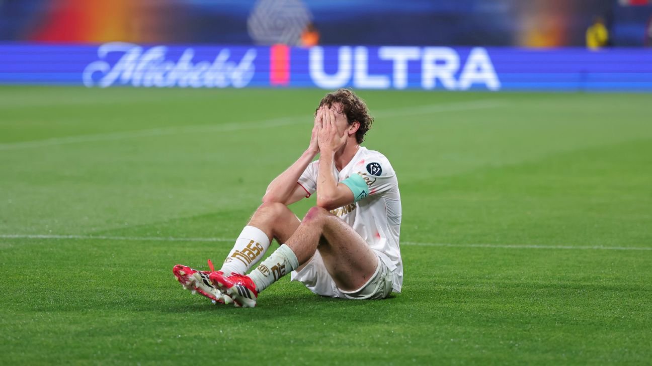 Marcel Ruiz injured in the San Diego FC vs Toluca match