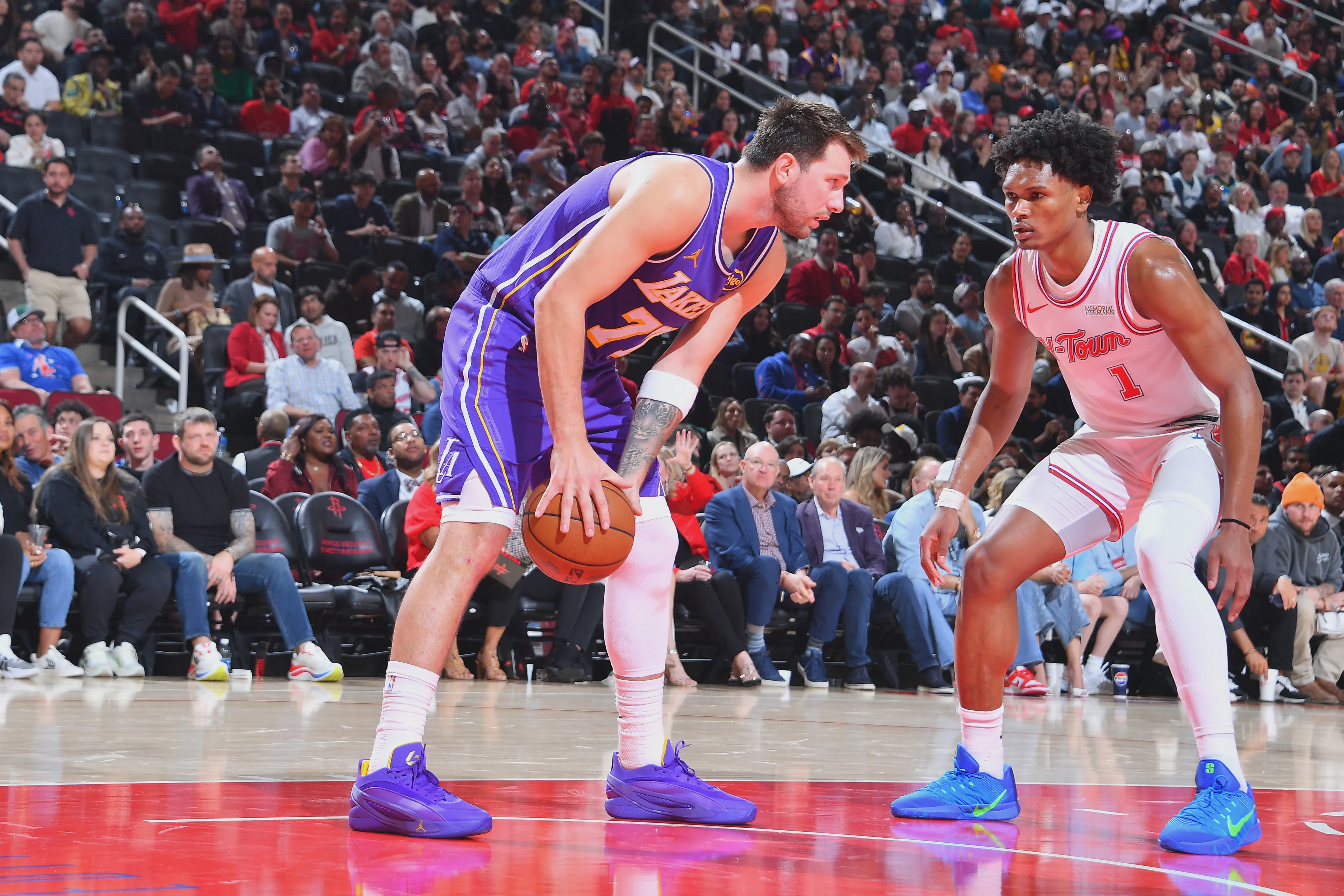 Luka Doncic i kamp mot Houston Rockets