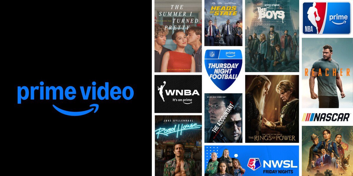 Prime Video platform on a TV screen