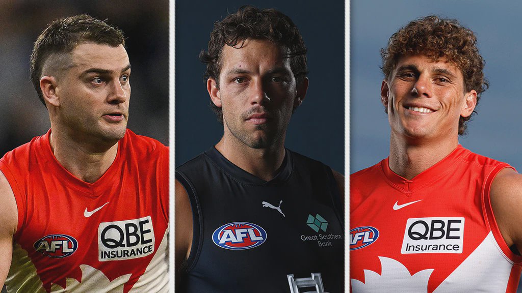 Carlton Blues y Sydney Swans confirman sus equipos para la Jornada Inicial