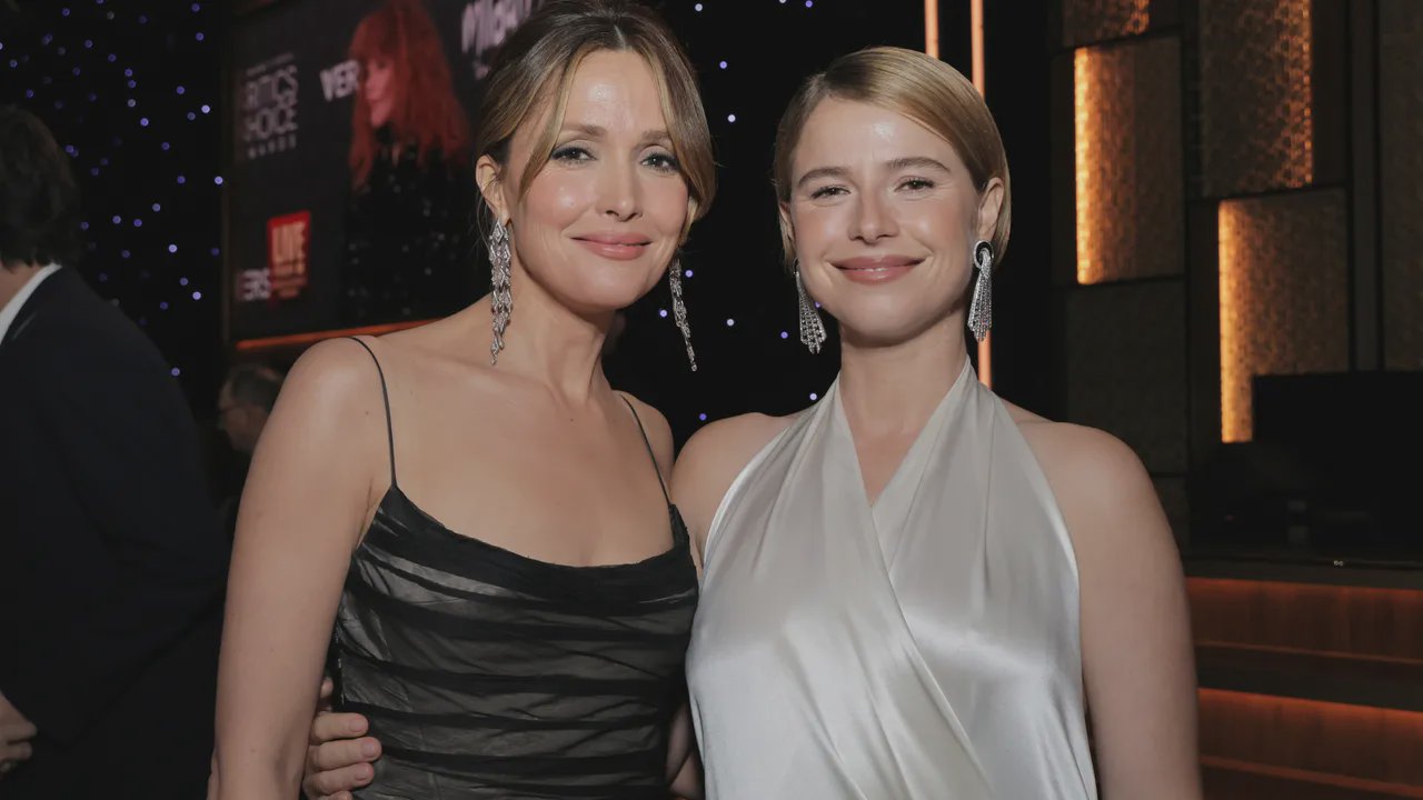 Rose Byrne arrives on the red carpet at the 2026 Oscars