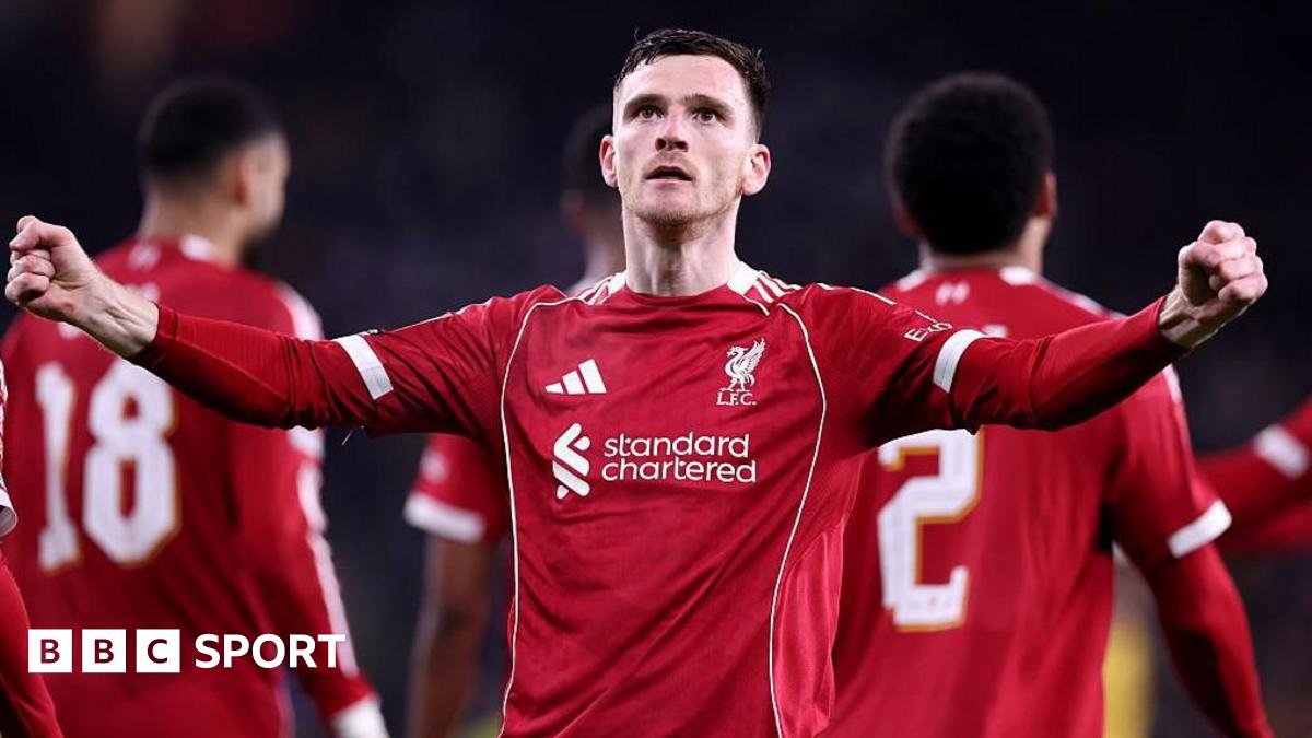 Andy Robertson in actie voor Liverpool