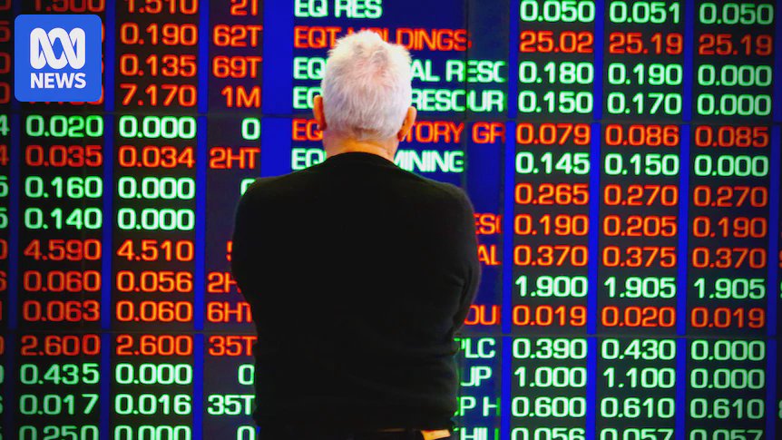 ASX market trading screen