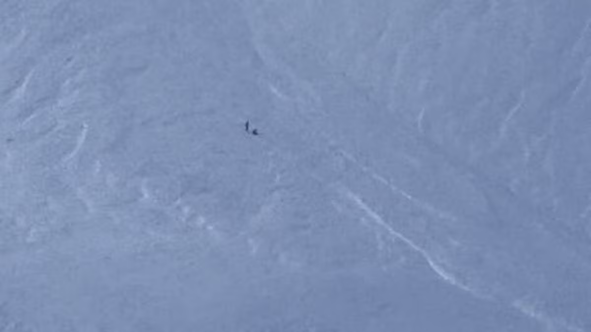 Illustrasjonsfoto av snøskred